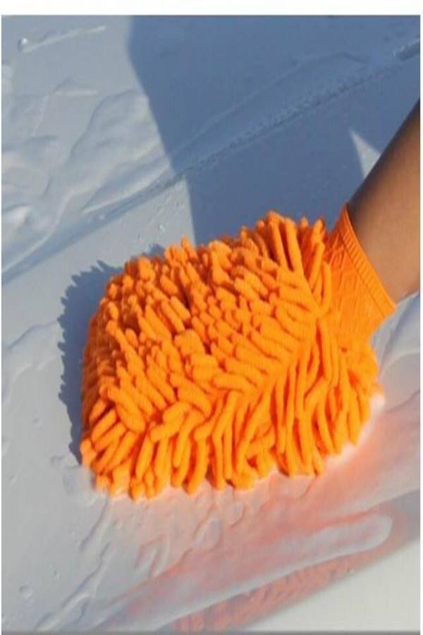 Generic Cleaning Glove, Microfiber Cleaning Glove Wash Mitten Duster for Car Household  - Image 2