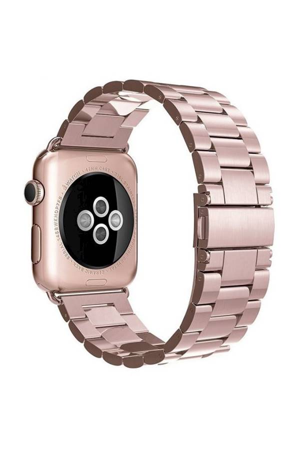 Smart Watch 38Mm Replacement Stainless Steel Watch Band With Axle Adapters Rose Gold - Image 1