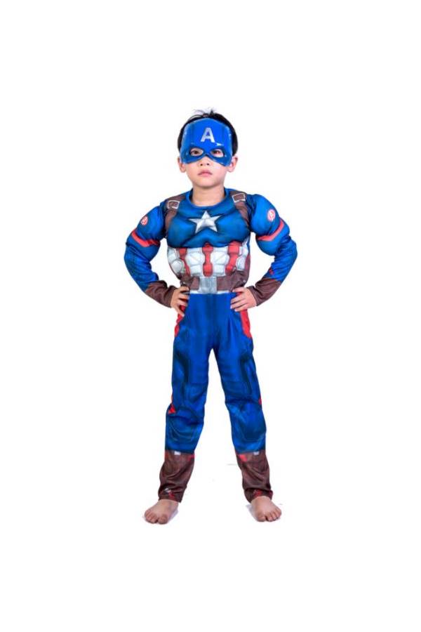 Captain America Party Costume - Image 1