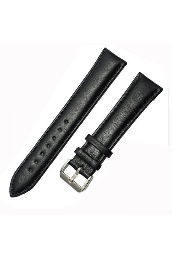 سوار من جلد عالي الجودة لساعة هواوي ووتش 2 برو الذكية بلون أسود - Image 1