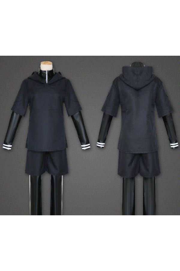 Generic - Japanese Anime Tokyo Ghoul Kaneki Ken Costume Black Fighting Uniform - Image 1