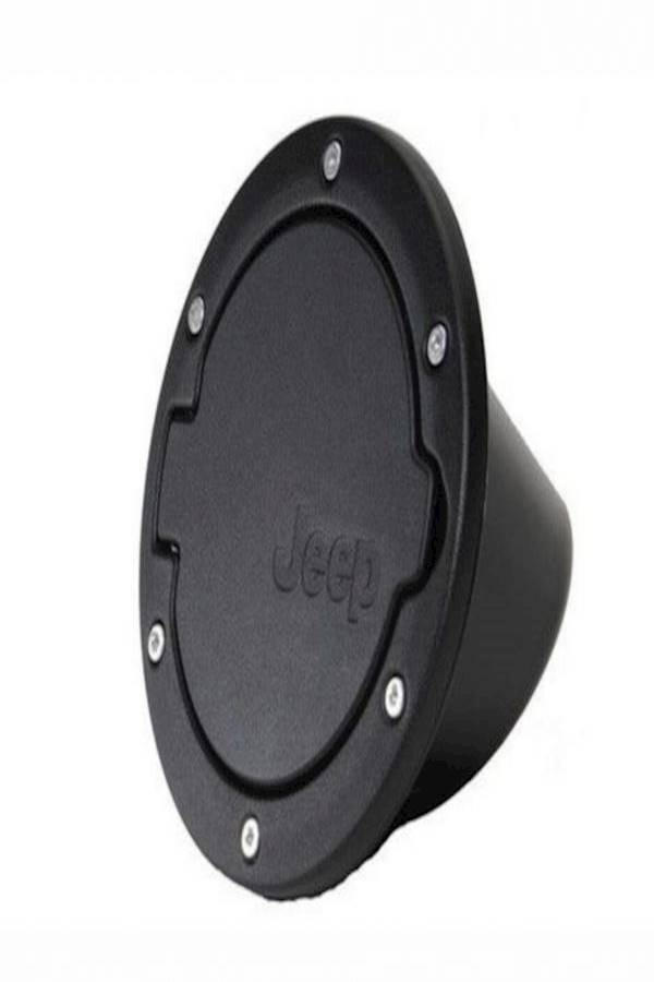 Jeep Available ABS Alloy Gas Cover/Fuel Filler/Gas Tank Cap Upgrade Fuel Door for  Wrangler JK/JKU 2D/4D 2007-2017  - Image 1