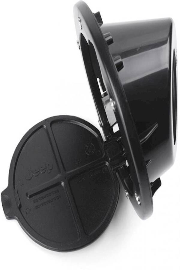 Jeep Available ABS Alloy Gas Cover/Fuel Filler/Gas Tank Cap Upgrade Fuel Door for  Wrangler JK/JKU 2D/4D 2007-2017  - Image 4
