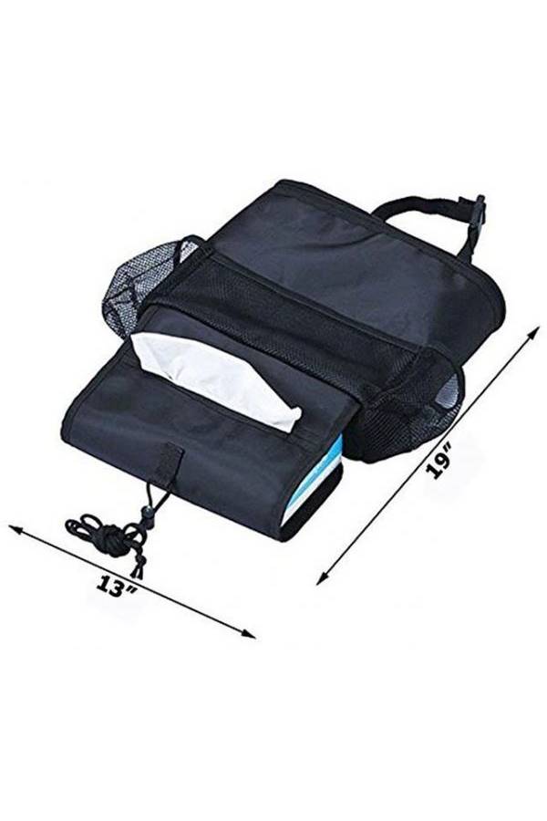 Generic - Car Seat Back Ice Pack Bag Auto Organizer Multi Pocket Travel Storage Bag - Image 1