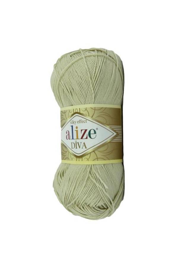 ALIZE Diva Silk Effect Yarn Green