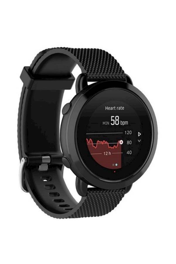 Suunto 3 Fitness Premium Silicone Smart Watch Band Wrist Strap Black - Image 3
