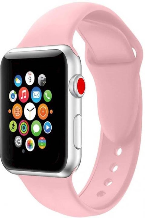 Smart Watch Bands, Soft Silicone Strap Replacement Wristbands For Smart Watch Sport Series 3 Series 2 Series 1 (42Mm) M/L S/M