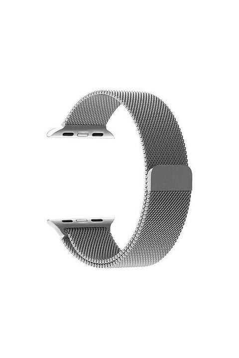 Smart Watch 42Mm Magnetic Milanese Loop Stainless Steel Metal Band For Smart Iwatch 42Mm Silver