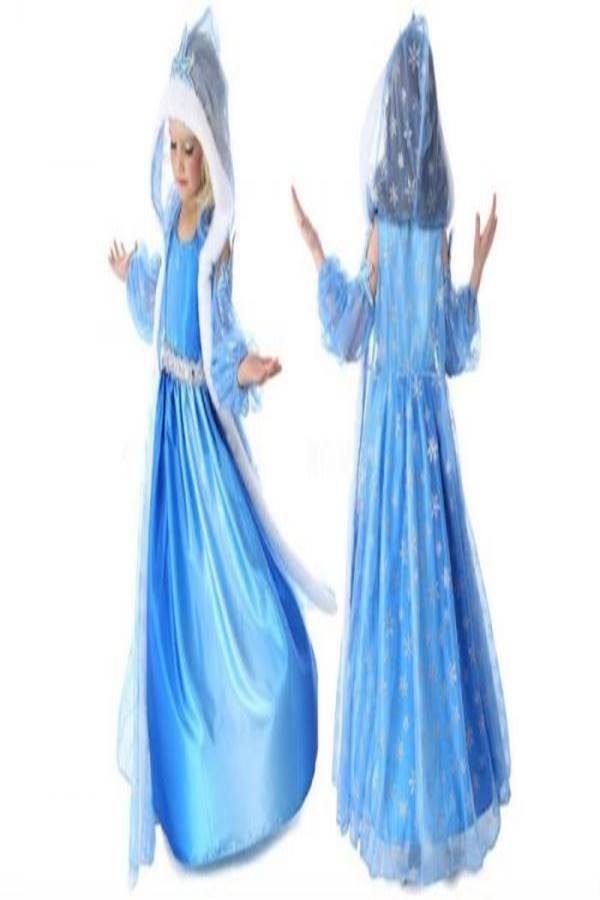 Princess Hooded Cloak Gown - Image 1