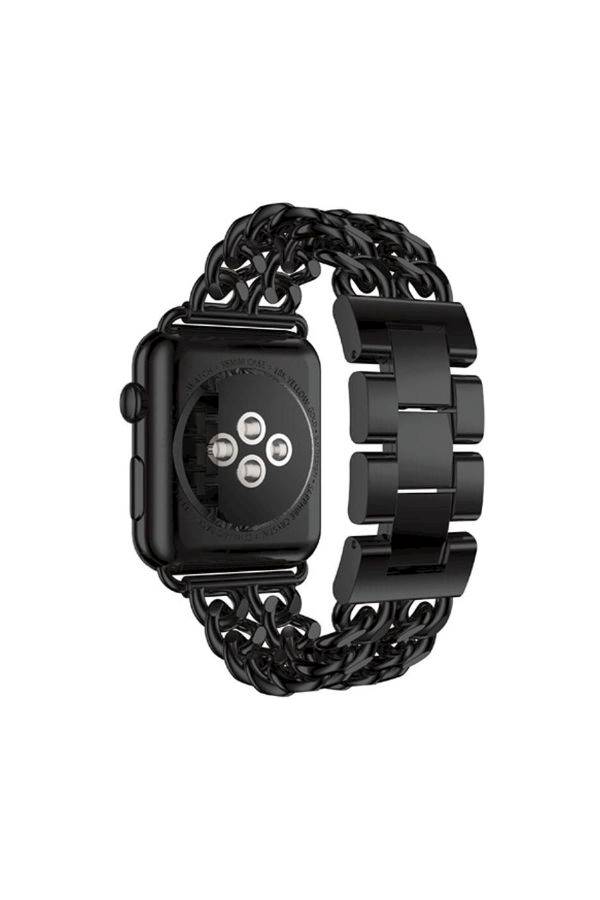 Smart Watch Bands Metal Strap Link Bracelet Stainless Steel Band Watch Bracelet 42Mm Black  - Image 2