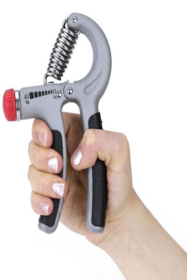 Generic - 10-40 Kg Forearm Exerciser Heavy Grip Hand Gripper Strength Training Workout Grey + Black - Image 1