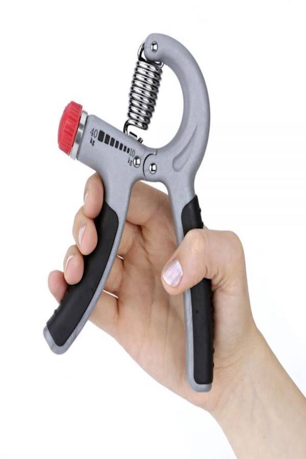 Generic - 10-40 Kg Forearm Exerciser Heavy Grip Hand Gripper Strength Training Workout Grey + Black - Image 1