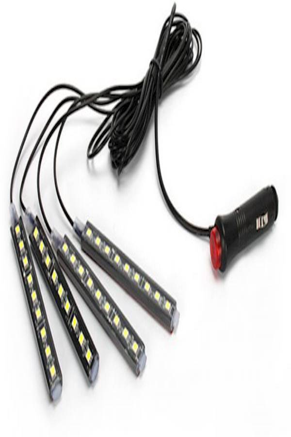 مصباح زينة بأضواء للإنارة الداخلية للسيارة من 7 ألوان وبقدرة 12 فولتاً مع جهاز تحكم عن بعد - Image 3