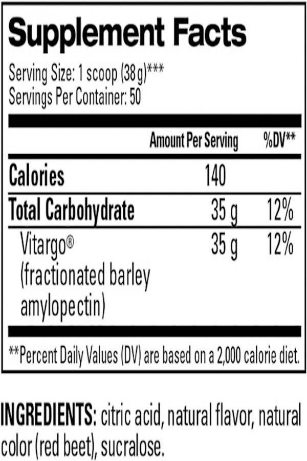 VITARGO Premium Carbohydrate Fuel For Athletic Performance Fruit Punch -4LB - Image 2