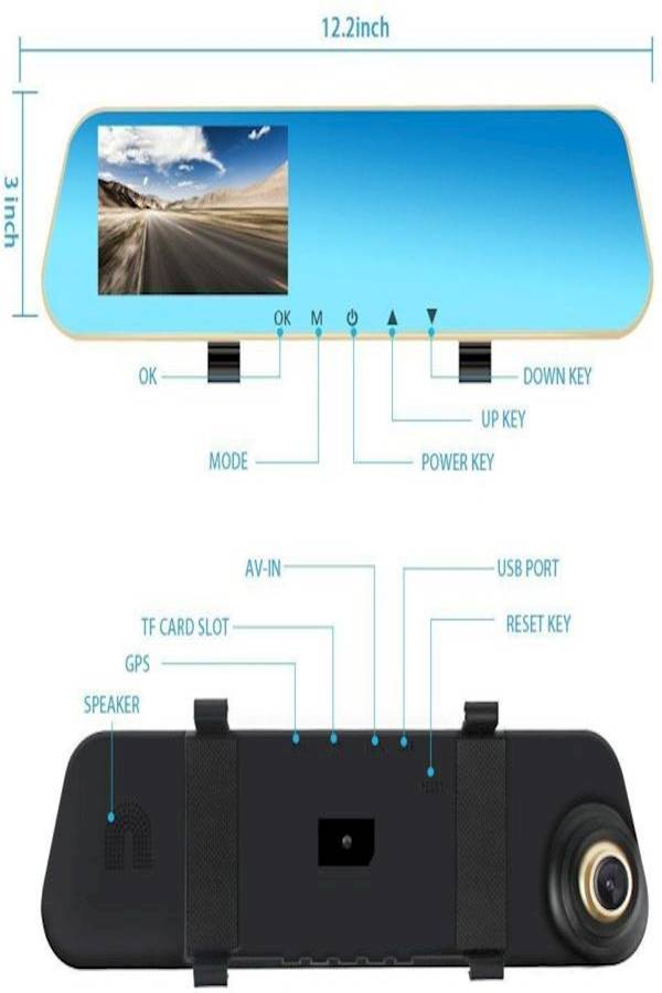 Generic Full HD Car Dash Camera DVR With Holder  - Image 5