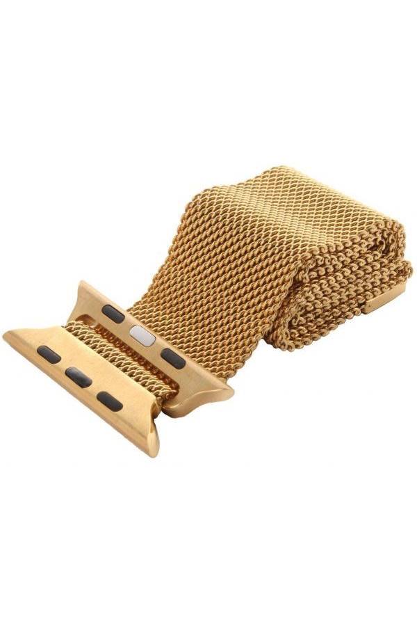 Generic - Milan Metal Stainless Steel Magnetic Apple Watch Strap Band 42mm[Gold] - Image 1