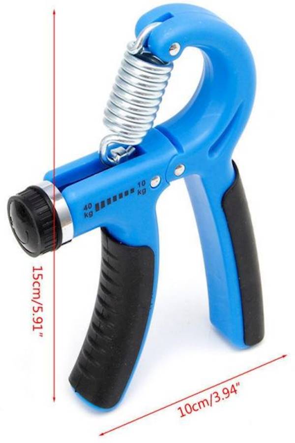 Generic Adjustable Heavy Hand Grip in (520kg) or (1040kg) Grip Strength Hand Gripper BlueBlack 168grams  - Image 1