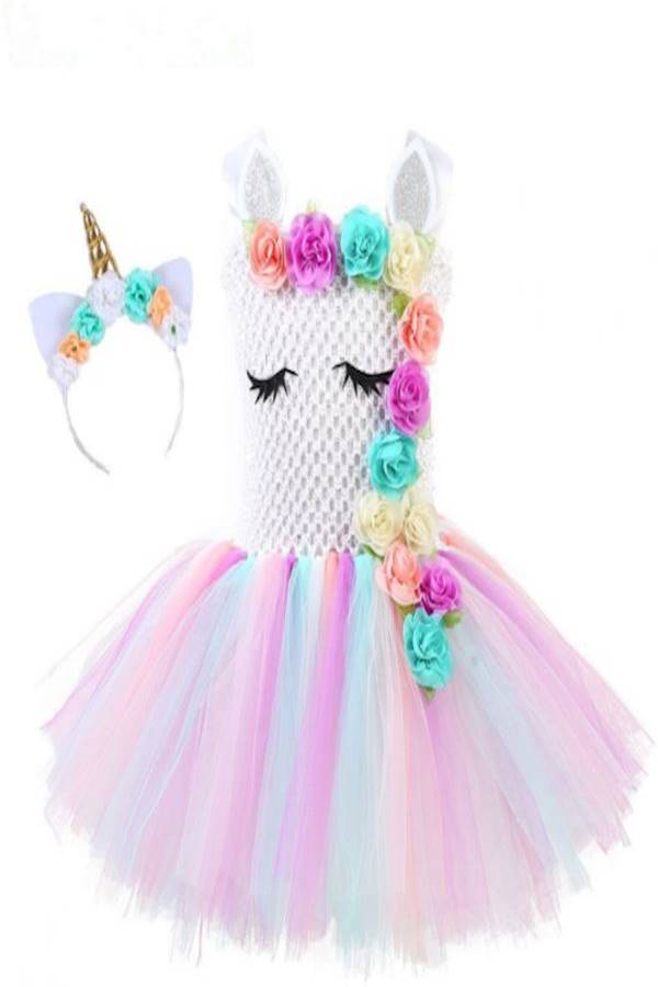 Unicorn Tutu Dress Costume - Image 1