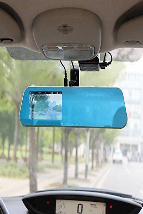 Generic Full HD Dual Lense Car Dash Camera DVR With Holder  - Image 2