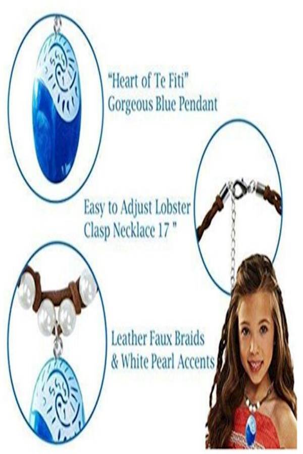 Generic - MOANA Necklace Disney Costume Accessory Princess Necklace Cosplay Gift For Girls 2764TT - Image 1