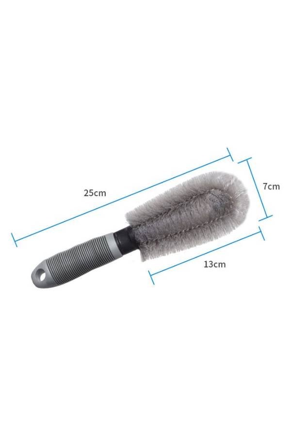 Generic Car Cleaning Cleaning Wheel Special Soft Steel Ring Brush Combination Set (Gray) - Image 3