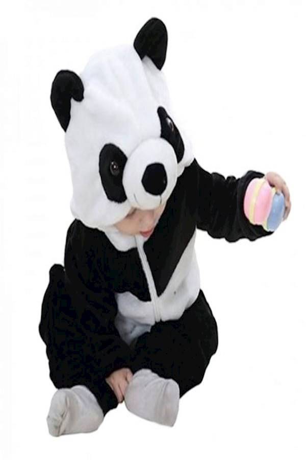 Monolayer Panda Jumper Baby Creeping Suit - Image 1
