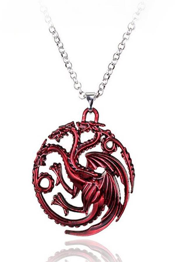 The Song of Ice and Fire Game of Thrones Targaryne Dragon Necklace[zZ] - Image 1