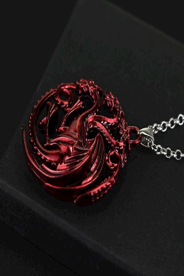 The Song of Ice and Fire Game of Thrones Targaryne Dragon Necklace[zZ] - Image 3