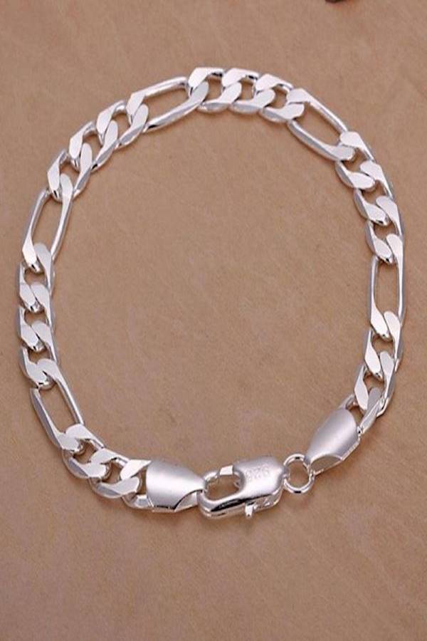 Silver Plated Chain Necklace - Image 3