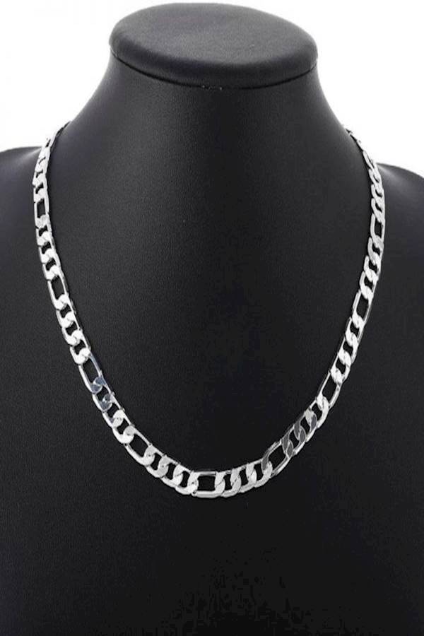 Silver Plated Chain Necklace - Image 5