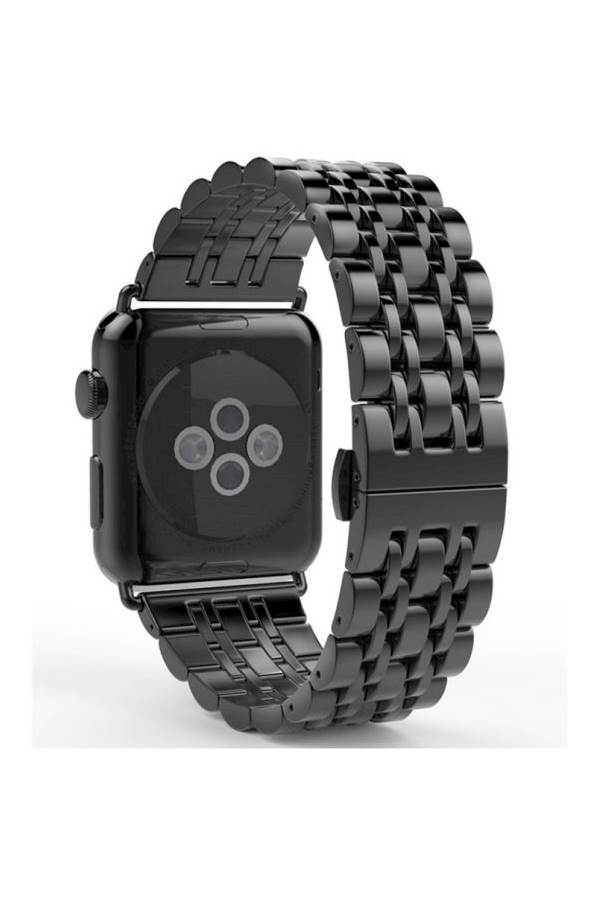 Smart Watch 42Mm Replacement Stainless Steel Watch Band 7 Lines With Axle Adapters - Image 2
