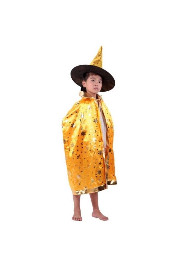 Halloween Costume With Sparkling Witch-Style Hat - Image 2