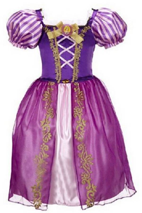 Rapunzel Princess Themed Party Fancy Dress Cosplay Costume With Accessories - Image 1