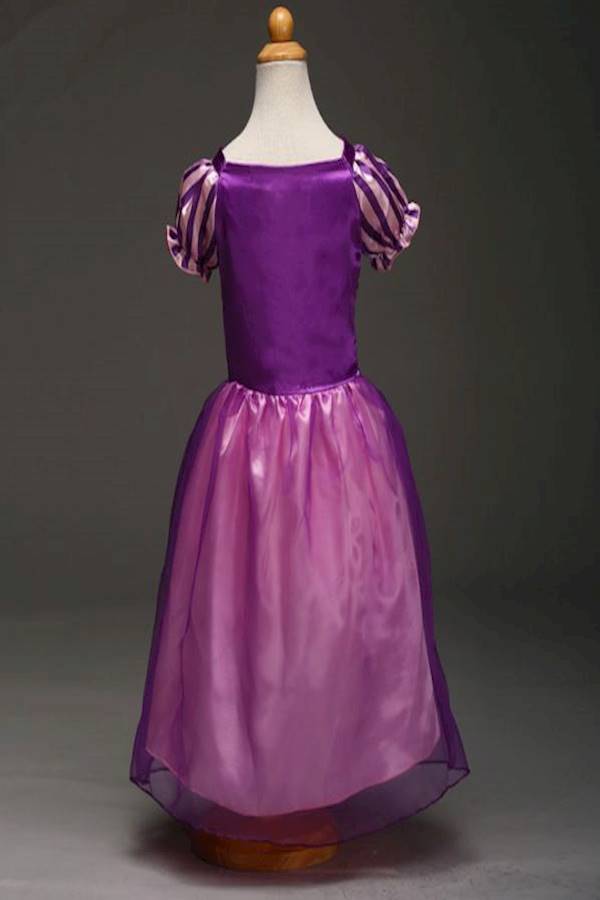 Rapunzel Princess Themed Party Fancy Dress Cosplay Costume With Accessories - Image 4
