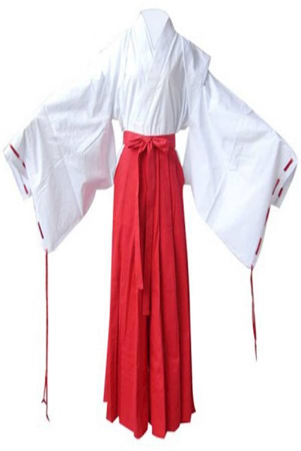 Kikyo Miko Kimono Cosplay Costume