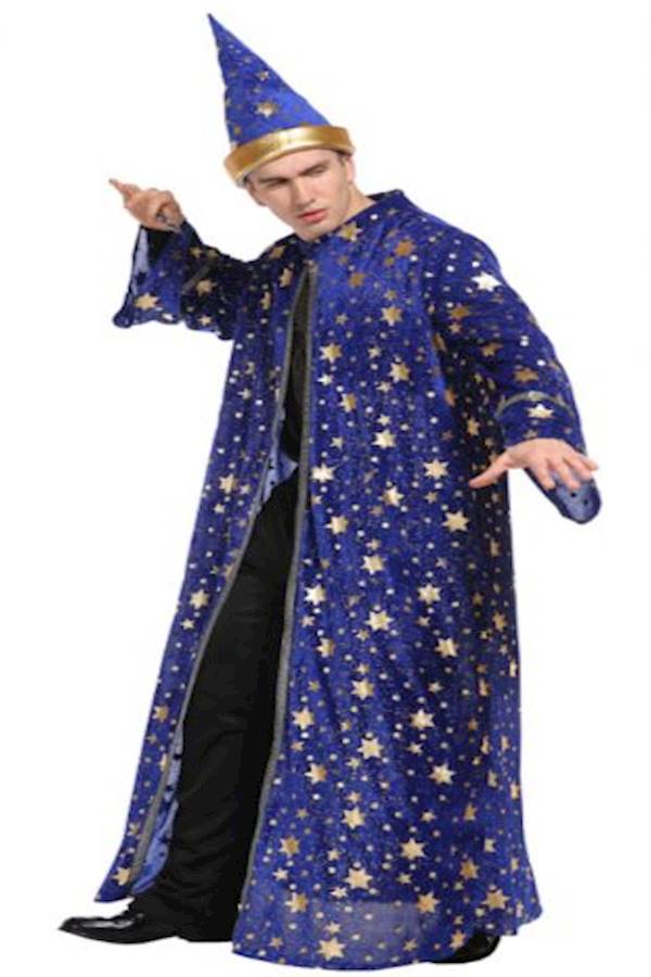 Magic Gown Wizard Costume - Image 3