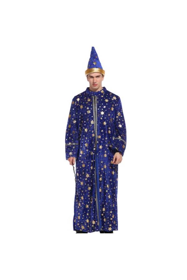 Witch Wizard Cloak Gown Costume - Image 1