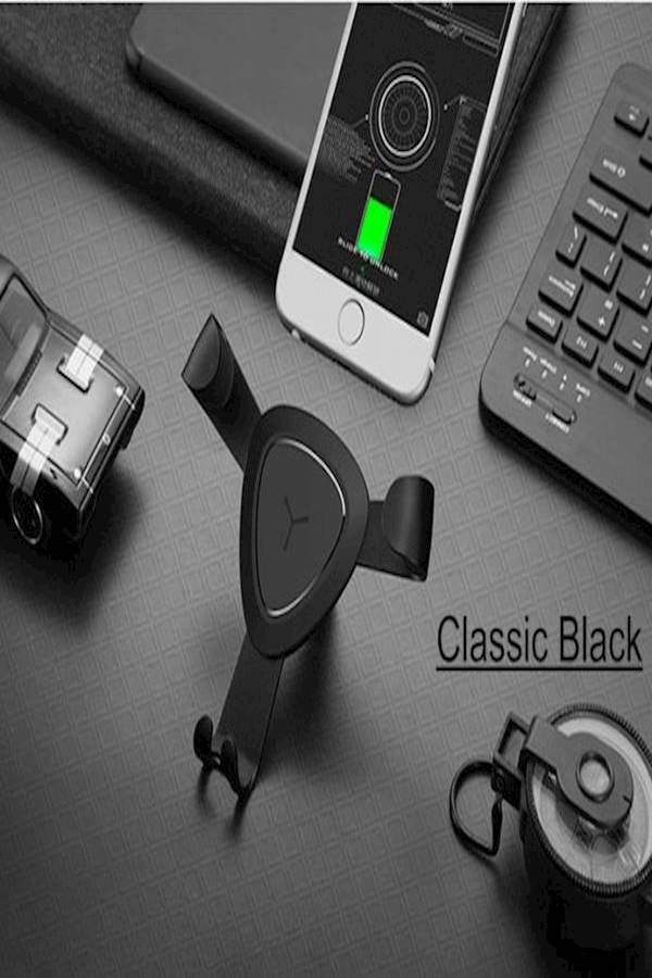Gravity Air Vent Mount Car Mobile Phone Holder Adjustable Bracket Phone Stand Holder Black - Image 3
