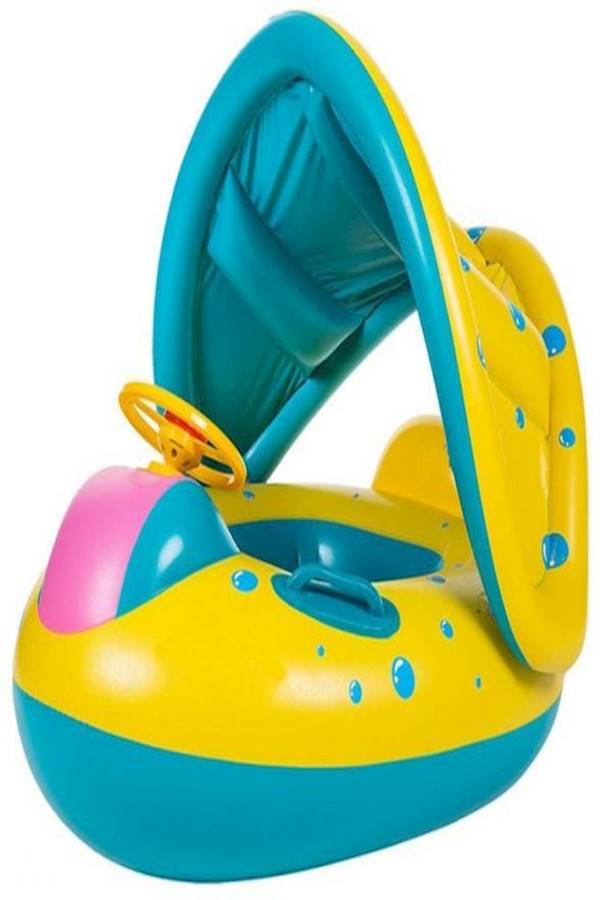 HAPPYTOYS Inflatable Baby Swim Float Ring  - Image 1