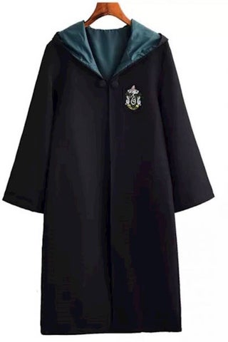 Harry Potter Hogwarts Robe Cloak Slytherin Costume - v1555565397/N23837211A_1