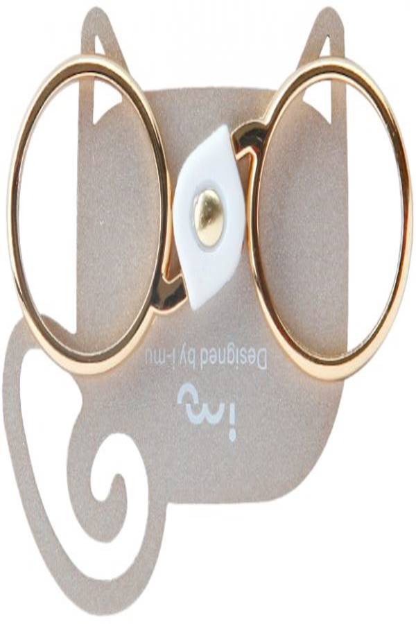Generic - Metal Finger Ring Holder Grip Stand for ALL Mobile Phone / Tablet with 360 Degree-Metal ring buckles Gold - Image 1