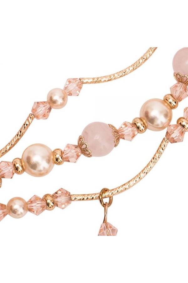 Natural Stone Agate Band for Apple Watch Series 1/2/3 Bracelet for iWatch Jewelry Watch Band Strap 38mm Gold/Clear - Image 4