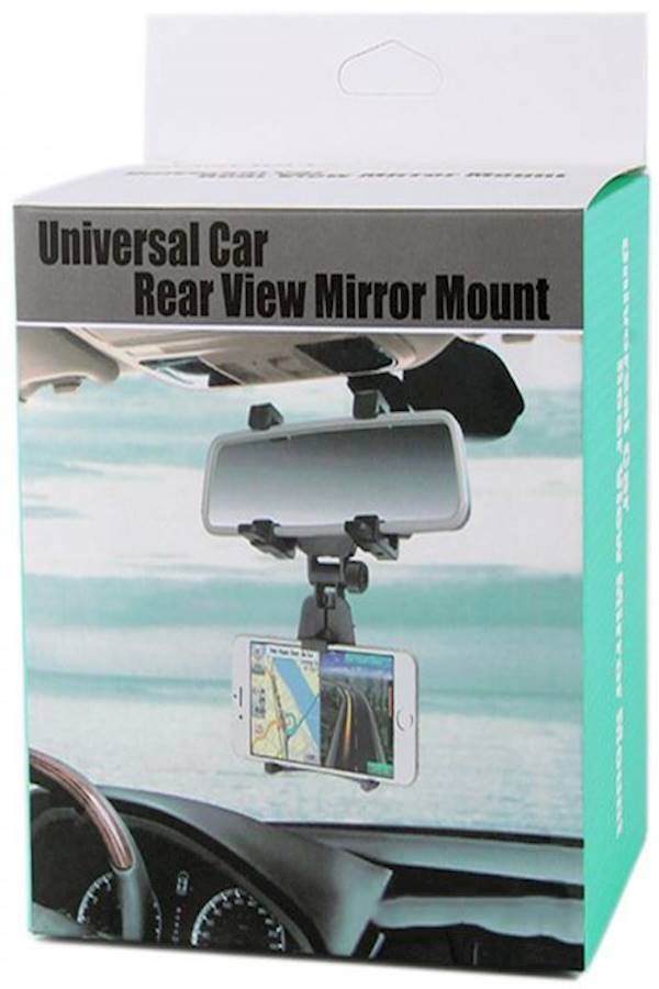 Car Rearview Mobile Holder Black - Image 2