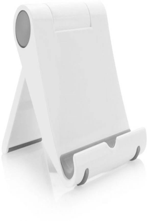 Generic - Universal Foldable Table Desktop Desk Stand Holder Cradle For Phone Tablet White - Image 1