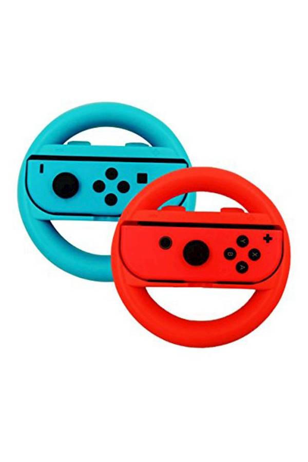 Generic - 2-Piece Nintendo Switch Controller Wheel Set - Wireless - Image 1