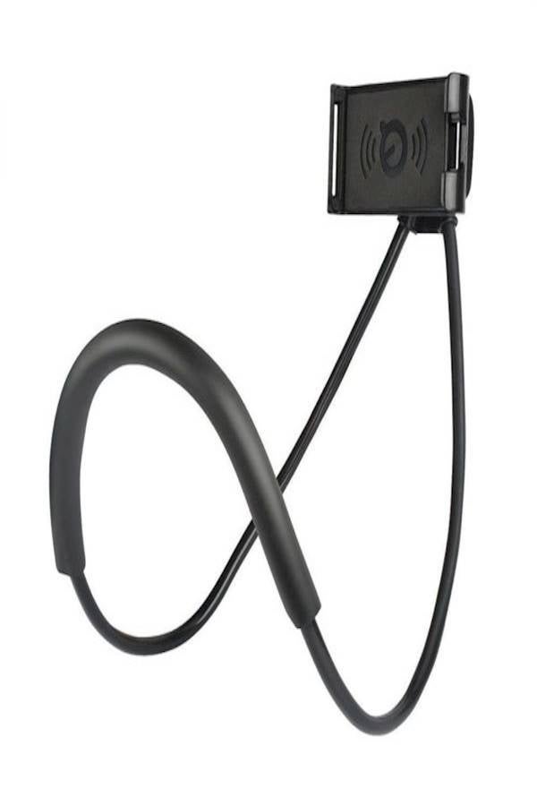 Generic - Lazy Hang Neck Phone Holder, Multi-function Creative Mobile Phone Stand Desktop Bed Car Lazy Bracket - - Image 1