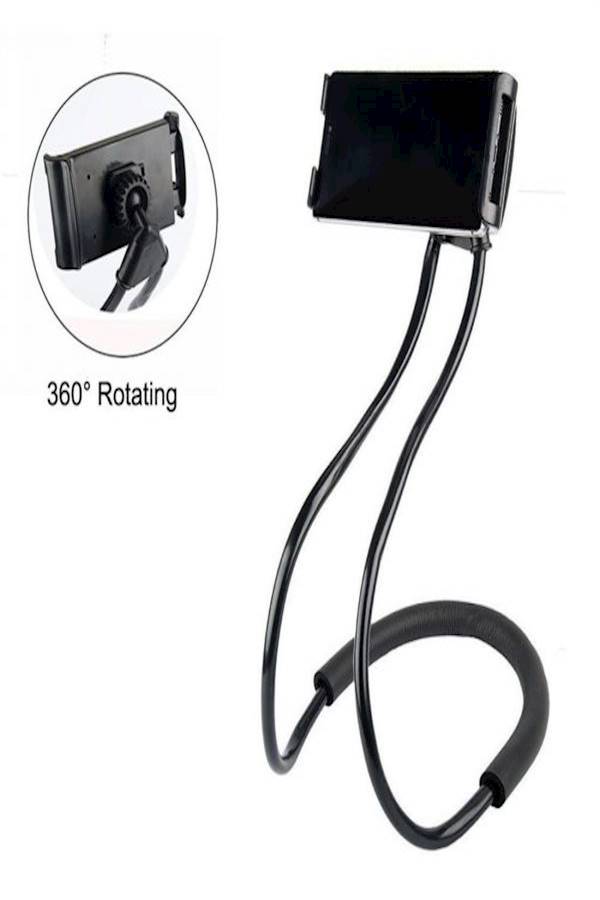 Generic - Lazy Hang Neck Phone Holder, Multi-function Creative Mobile Phone Stand Desktop Bed Car Lazy Bracket - - Image 1