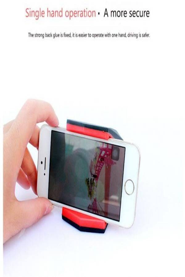 Crocodile Shaped Car Mount Phone Holder Black/Red - Image 5