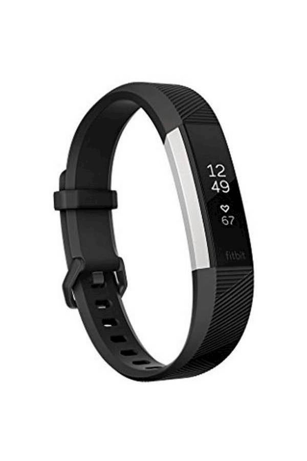 For Fitbit Alta HR - Small Size Soft Silicone Wrist Band Strap - Black  - Image 1