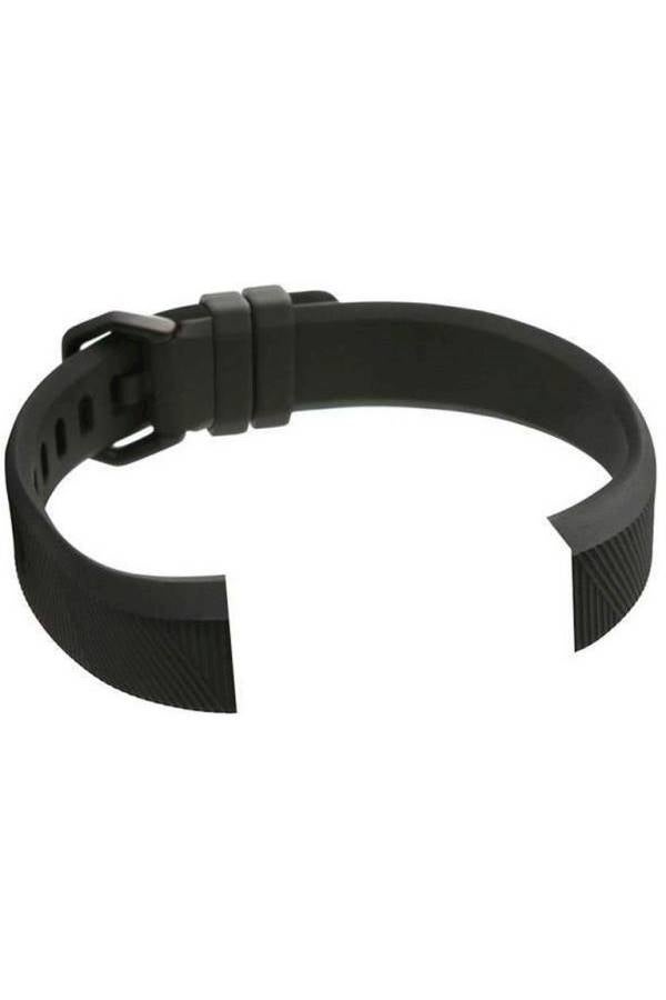 For Fitbit Alta HR - Small Size Soft Silicone Wrist Band Strap - Black  - Image 5